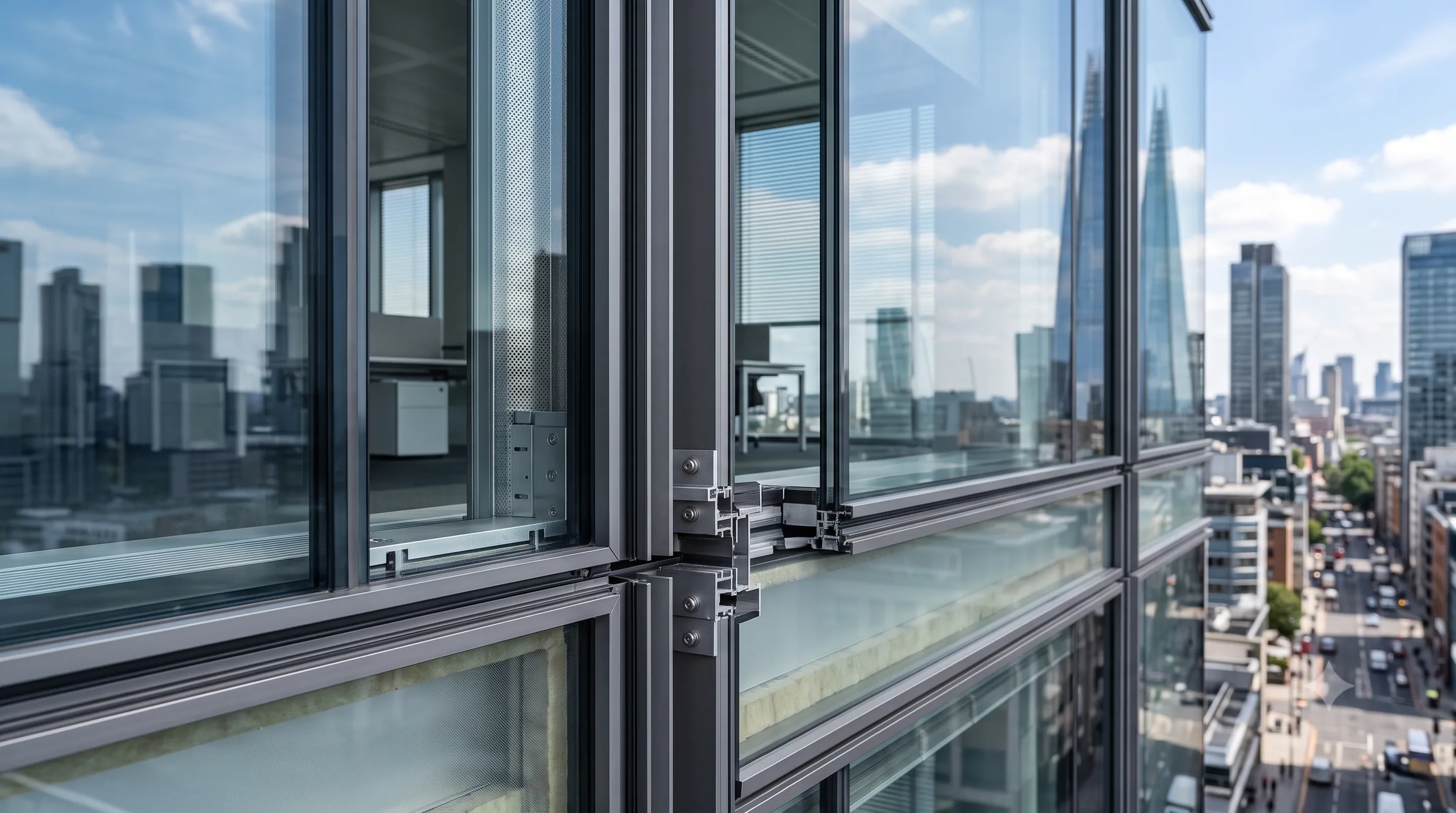 High-Rise Commercial Curtain Wall System