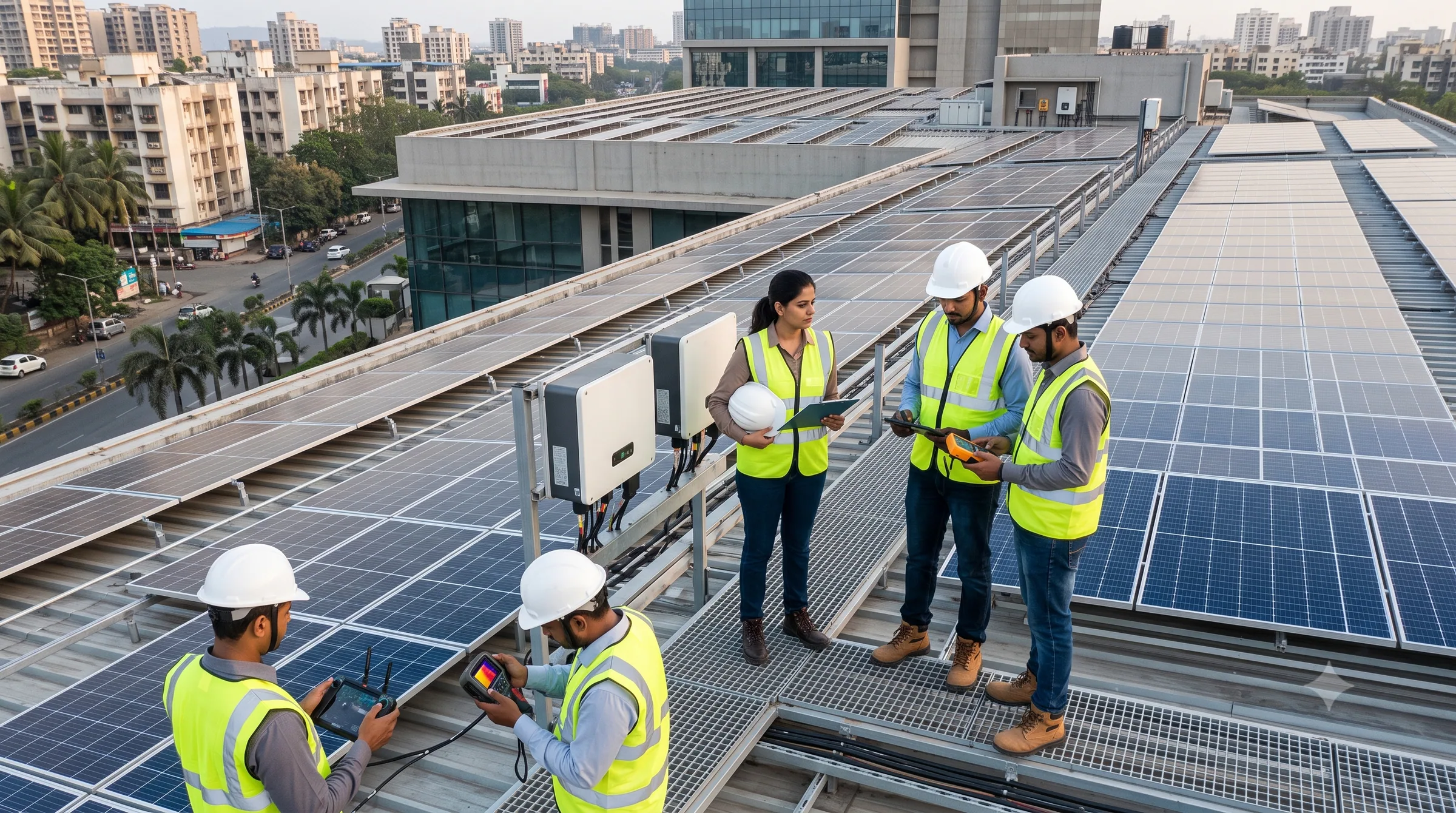 Institutional Rooftop Solar Installation